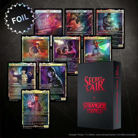 Magic The Gathering x Stranger Things Foil Secret Lair Box