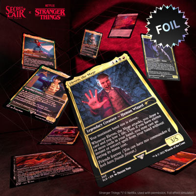 MTG x Stranger Things Secret Lair Foil Edition