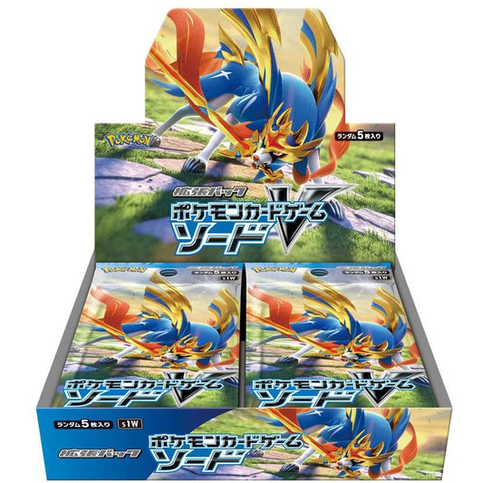 Japanese Pokemon Sword & Shield Booster Box (Sword) S1W