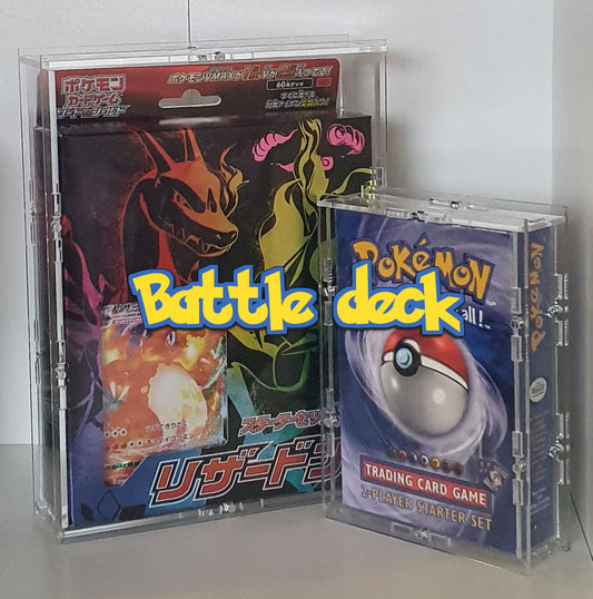 Pandora Case Acrylic Japanese Battle Deck Display For Pokemon