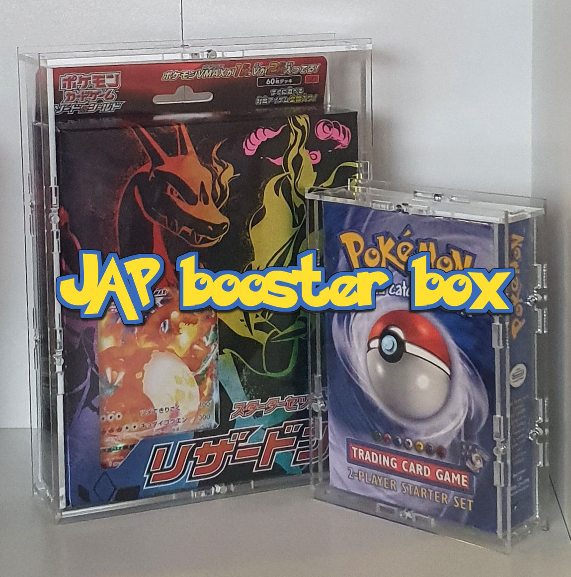 Pandora Case Acrylic Japanese/Chinese Booster Box Display For Pokemon