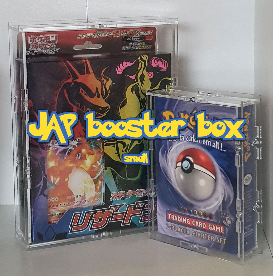 Pandora Case Acrylic Japanese Booster Box (small) Display For Pokemon
