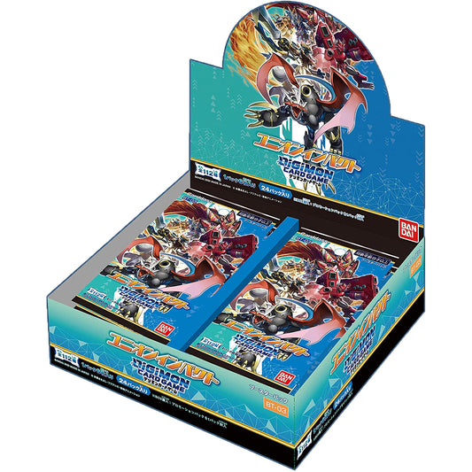 Japanese Digimon BT-03 Union Impact Booster Box